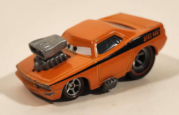 Disney Pixar Cars Snot Rod Orange Die Cast Toy Car Vehicle