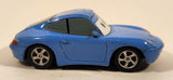 Disney Pixar Cars Porsche 911 Light Blue Die Cast Toy Car Vehicle