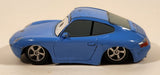 Disney Pixar Cars Porsche 911 Light Blue Die Cast Toy Car Vehicle