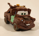 Disney Pixar Cars Tow Mater Brown Tow Truck Hard Rubber Toy Car Vehicle