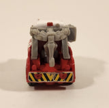 Disney Pixar Cars Tow Mater Tow Truck Fire Dept Red and White Die Cast Toy Car Vehicle M1897