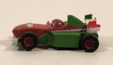 Disney Pixar Cars Francesco Beanoulli #1 Red Green White PVC Hard Rubber Toy Race Car Vehicle