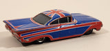 Disney Pixar Cars Chevrolet Impala Union Jack Ramone British Flag Blue Red White Die Cast Toy Car Vehicle J7561