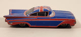 Disney Pixar Cars Chevrolet Impala Union Jack Ramone British Flag Blue Red White Die Cast Toy Car Vehicle J7561
