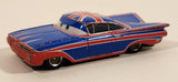 Disney Pixar Cars Chevrolet Impala Union Jack Ramone British Flag Blue Red White Die Cast Toy Car Vehicle J7561