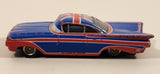 Disney Pixar Cars Chevrolet Impala Union Jack Ramone British Flag Blue Red White Die Cast Toy Car Vehicle J7561