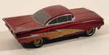 Disney Pixar Cars Chevrolet Impala Lightning Ramone Metallic Red 4 1/2" Die Cast Toy Car Vehicle