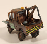 Disney Pixar Cars Tow Mater with Machine Guns Brown Tow Truck Hard Rubber Toy Car Vehicle