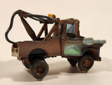 Disney Pixar Cars Tow Mater with Machine Guns Brown Tow Truck Hard Rubber Toy Car Vehicle
