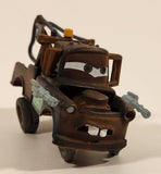 Disney Pixar Cars Tow Mater with Machine Guns Brown Tow Truck Hard Rubber Toy Car Vehicle