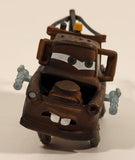 Disney Pixar Cars Tow Mater with Machine Guns Brown Tow Truck Hard Rubber Toy Car Vehicle