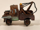 Disney Pixar Cars Tow Mater with Machine Guns Brown Tow Truck Hard Rubber Toy Car Vehicle