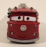 Disney Pixar Cars Radiator Springs Ladder Fire Truck Red 4 1/2" Die Cast Toy Car Vehicle