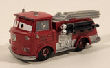 Disney Pixar Cars Radiator Springs Ladder Fire Truck Red 4 1/2" Die Cast Toy Car Vehicle