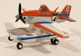 Disney Pixar Cars Firefighter Dusty D7 Pontoon Aircraft Hard Rubber Toy Airplane Vehicle CBK60