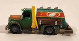 Disney Pixar Cars Fuel Tanker Truck Green and Orange 4 1/2" Die Cast Toy Car Vehicle X9468 CBM50