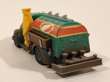 Disney Pixar Cars Fuel Tanker Truck Green and Orange 4 1/2" Die Cast Toy Car Vehicle X9468 CBM50