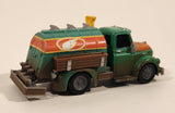 Disney Pixar Cars Fuel Tanker Truck Green and Orange 4 1/2" Die Cast Toy Car Vehicle X9468 CBM50