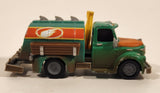 Disney Pixar Cars Fuel Tanker Truck Green and Orange 4 1/2" Die Cast Toy Car Vehicle X9468 CBM50