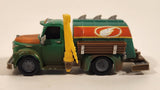 Disney Pixar Cars Fuel Tanker Truck Green and Orange 4 1/2" Die Cast Toy Car Vehicle X9468 CBM50