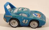 2005 Disney Pixar Cars Shake 'N Go! Dinoco #43 Blue 5 3/4" Die Cast Toy Car Vehicle J6983