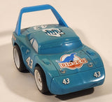 2005 Disney Pixar Cars Shake 'N Go! Dinoco #43 Blue 5 3/4" Die Cast Toy Car Vehicle J6983