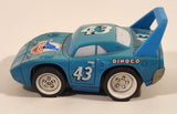 2005 Disney Pixar Cars Shake 'N Go! Dinoco #43 Blue 5 3/4" Die Cast Toy Car Vehicle J6983