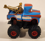 2005 Disney Pixar Cars Toon Deluxe The Tormentor Monster Tow Truck Blue and Red 4 1/4" Die Cast Toy Car Vehicle