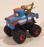 2005 Disney Pixar Cars Toon Deluxe The Tormentor Monster Tow Truck Blue and Red 4 1/4" Die Cast Toy Car Vehicle