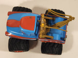 2005 Disney Pixar Cars Toon Deluxe The Tormentor Monster Tow Truck Blue and Red 4 1/4" Die Cast Toy Car Vehicle