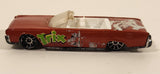 2004 Hot Wheels Cereal Crunchers '64 Lincoln Continental Convertible Red Die Cast Toy Car Vehicle