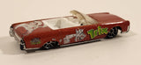 2004 Hot Wheels Cereal Crunchers '64 Lincoln Continental Convertible Red Die Cast Toy Car Vehicle
