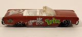 2004 Hot Wheels Cereal Crunchers '64 Lincoln Continental Convertible Red Die Cast Toy Car Vehicle