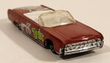 2004 Hot Wheels Cereal Crunchers '64 Lincoln Continental Convertible Red Die Cast Toy Car Vehicle