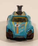 2019 Hot Wheels HW City Tour De Fast Turquoise Die Cast Toy Car Vehicle