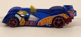 2022 Hot Wheels HW Race Team Hi-Tech Missile Transparent Blue Die Cast Toy Car Vehicle
