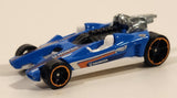 2015 Hot Wheels HW Race Team Honda Racer Blue Die Cast Toy Race Car Vehicle