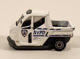 2016 Matchbox NYPD Police Parking "Meter Made" White Die Cast Toy Car Emergency Vehicle