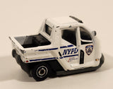 2016 Matchbox NYPD Police Parking "Meter Made" White Die Cast Toy Car Emergency Vehicle
