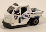 2016 Matchbox NYPD Police Parking "Meter Made" White Die Cast Toy Car Emergency Vehicle