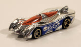 2011 Hot Wheels Mid-Air Madness Power Pistons Chrome Die Cast Toy Car Vehicle