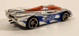 2011 Hot Wheels Mid-Air Madness Power Pistons Chrome Die Cast Toy Car Vehicle