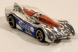 2011 Hot Wheels Mid-Air Madness Power Pistons Chrome Die Cast Toy Car Vehicle