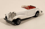 1990 Hot Wheels Mercedes 540K White Die Cast Toy Classic Car Vehicle
