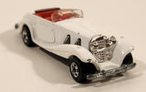1990 Hot Wheels Mercedes 540K White Die Cast Toy Classic Car Vehicle