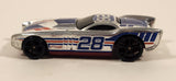 2013 Hot Wheels HW Racing Super Chromes The Gov'ner #28 Chrome Die Cast Toy Car Vehicle
