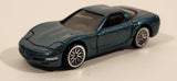 1997 Hot Wheels First Editions '97 Corvette Aqua Green Die Cast Toy Car Vehicle