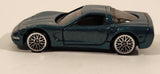 1997 Hot Wheels First Editions '97 Corvette Aqua Green Die Cast Toy Car Vehicle