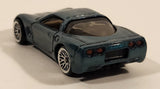 1997 Hot Wheels First Editions '97 Corvette Aqua Green Die Cast Toy Car Vehicle