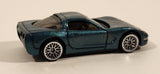 1997 Hot Wheels First Editions '97 Corvette Aqua Green Die Cast Toy Car Vehicle